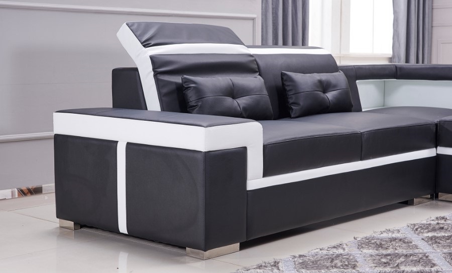 Ruby - U - Leather Sofa Lounge Set